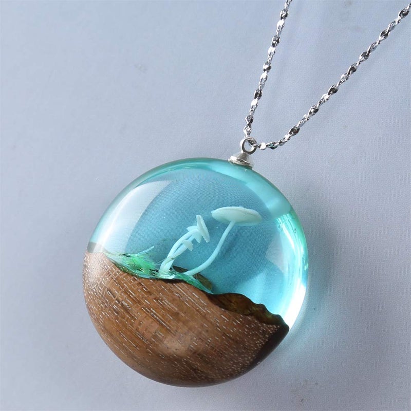 VTurboWay 9 Pcs Plastic Small Mushrooms, Handmade Plastic Mushroom, Resin Jewelry Making Supplies, Resin Filler - Image 4